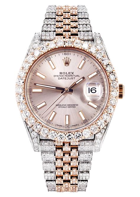 rolex rose gold gems|rolex rose gold watch men's.